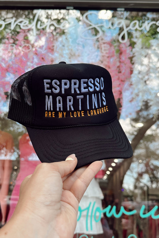 Espresso Martini Trucker Hat Black