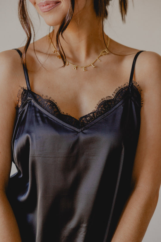 Load image into Gallery viewer, Word On The Street Lace Cami
