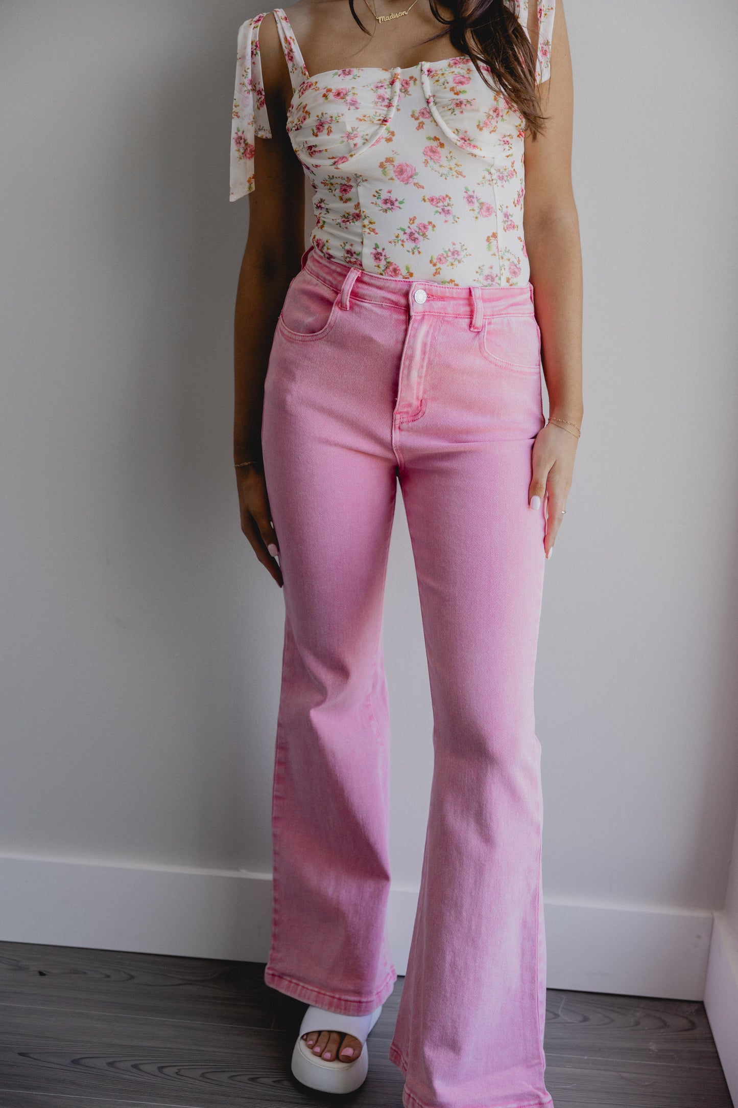 Rely On Me Flare Pants Pink