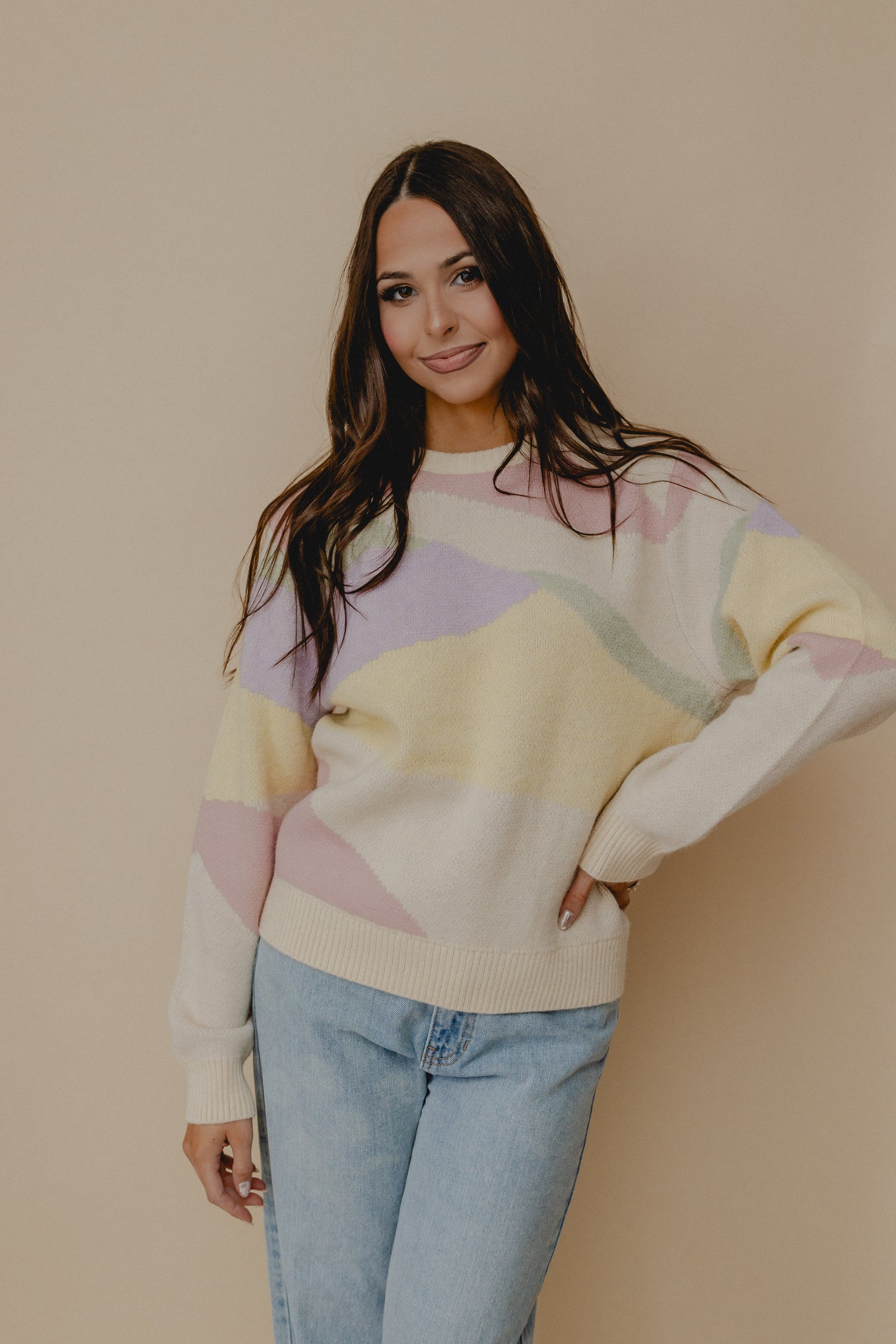 Skyfall Geo Sweater Multi