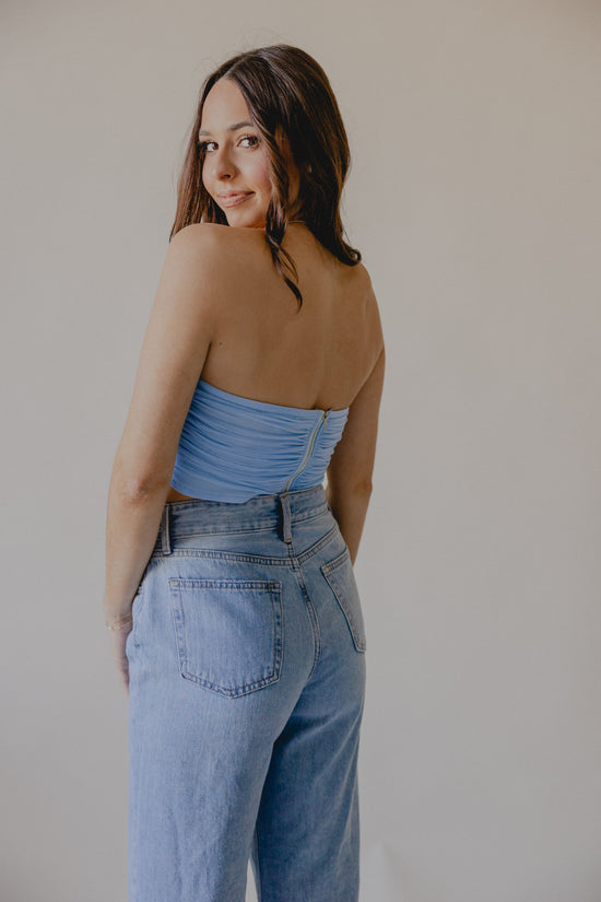 Sugar Frosted Ruche Tube Top