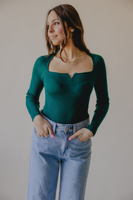 Load image into Gallery viewer, Jewel Tones Ribbed Top

