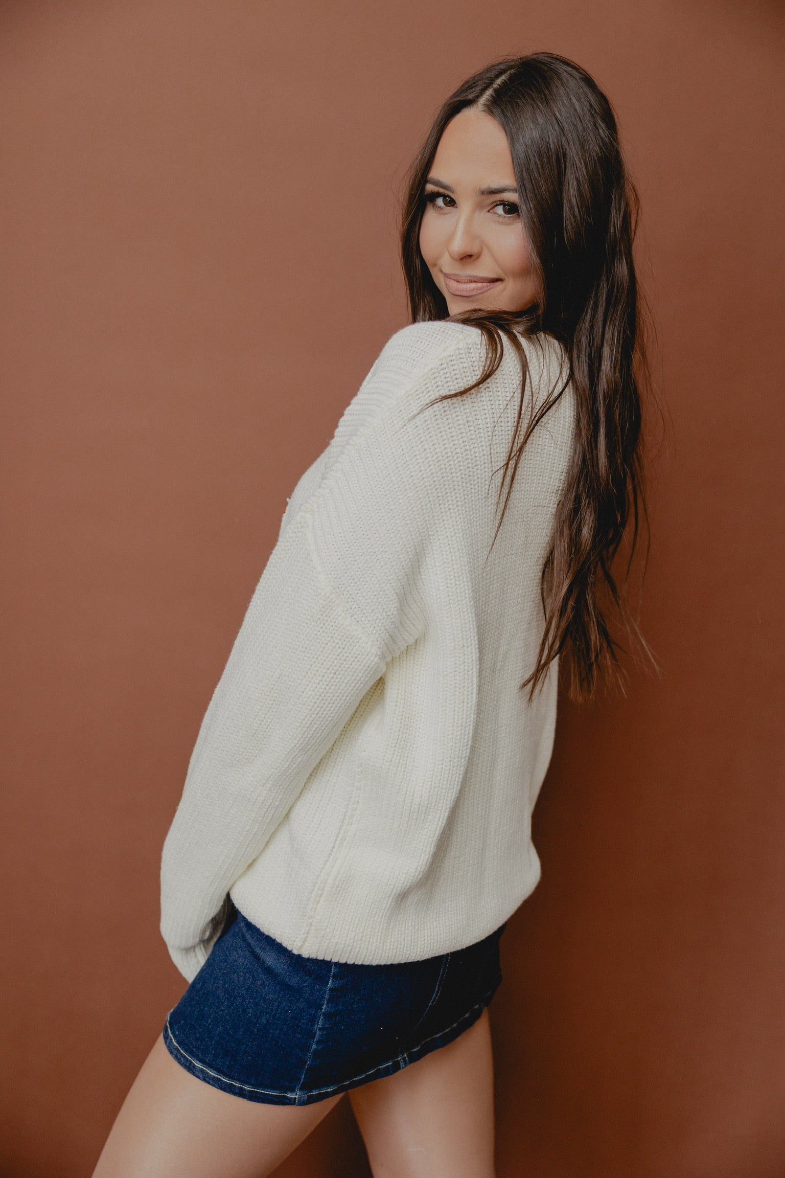 Sonique knit tops ivory andmary sonique knit tops ivory