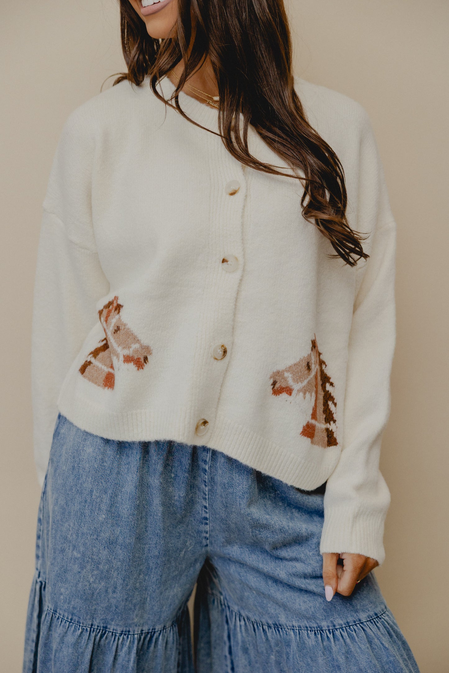 Show Pony Cardigan Ivory