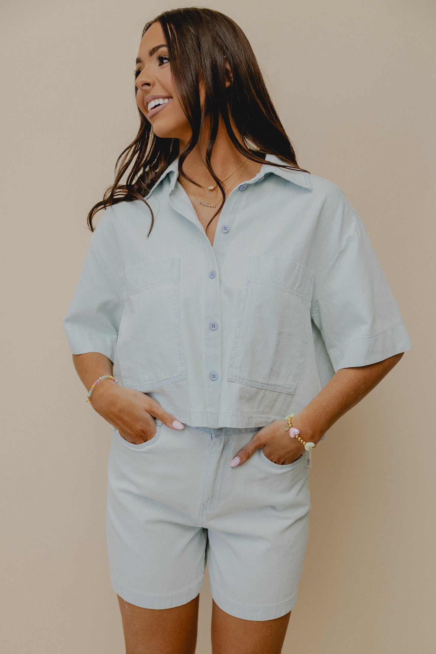Good Morning Shacket Denim