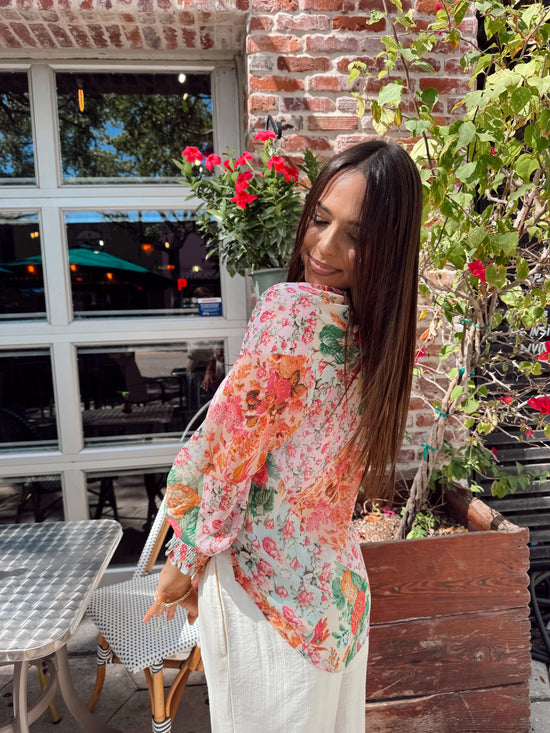 Secret Garden Floral Blouse Multi