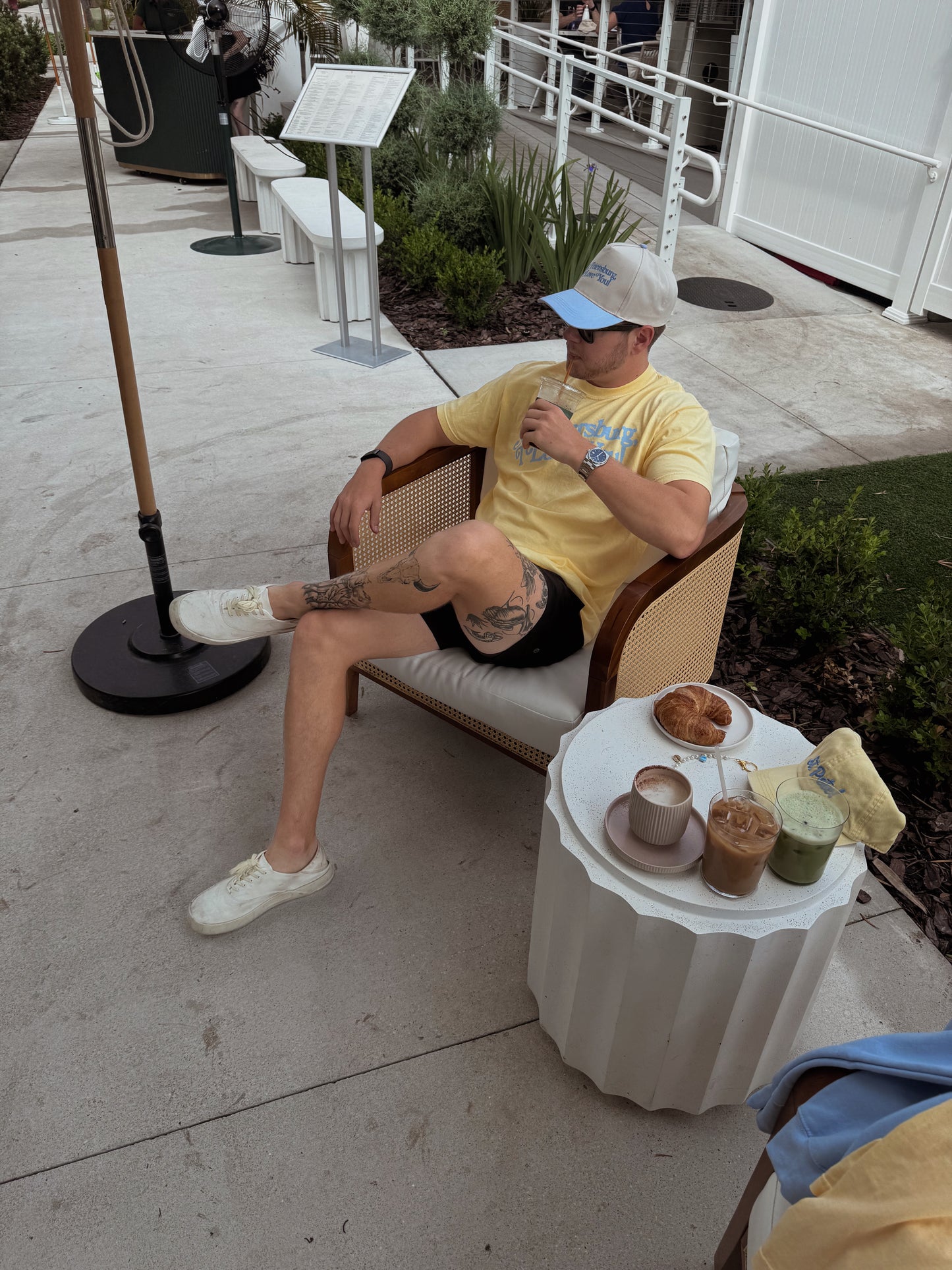 I Love You St. Pete Trucker Hat Baby Blue