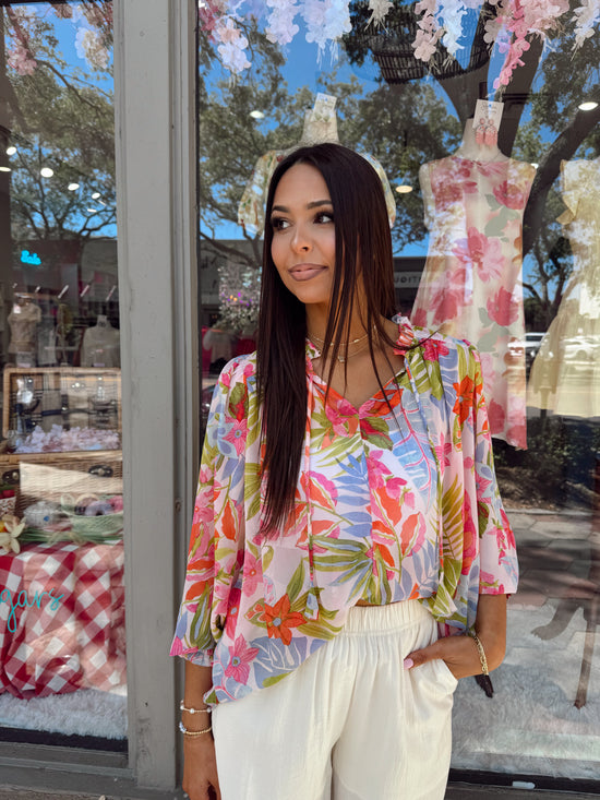 Summer Nostalgia Blouse Multi
