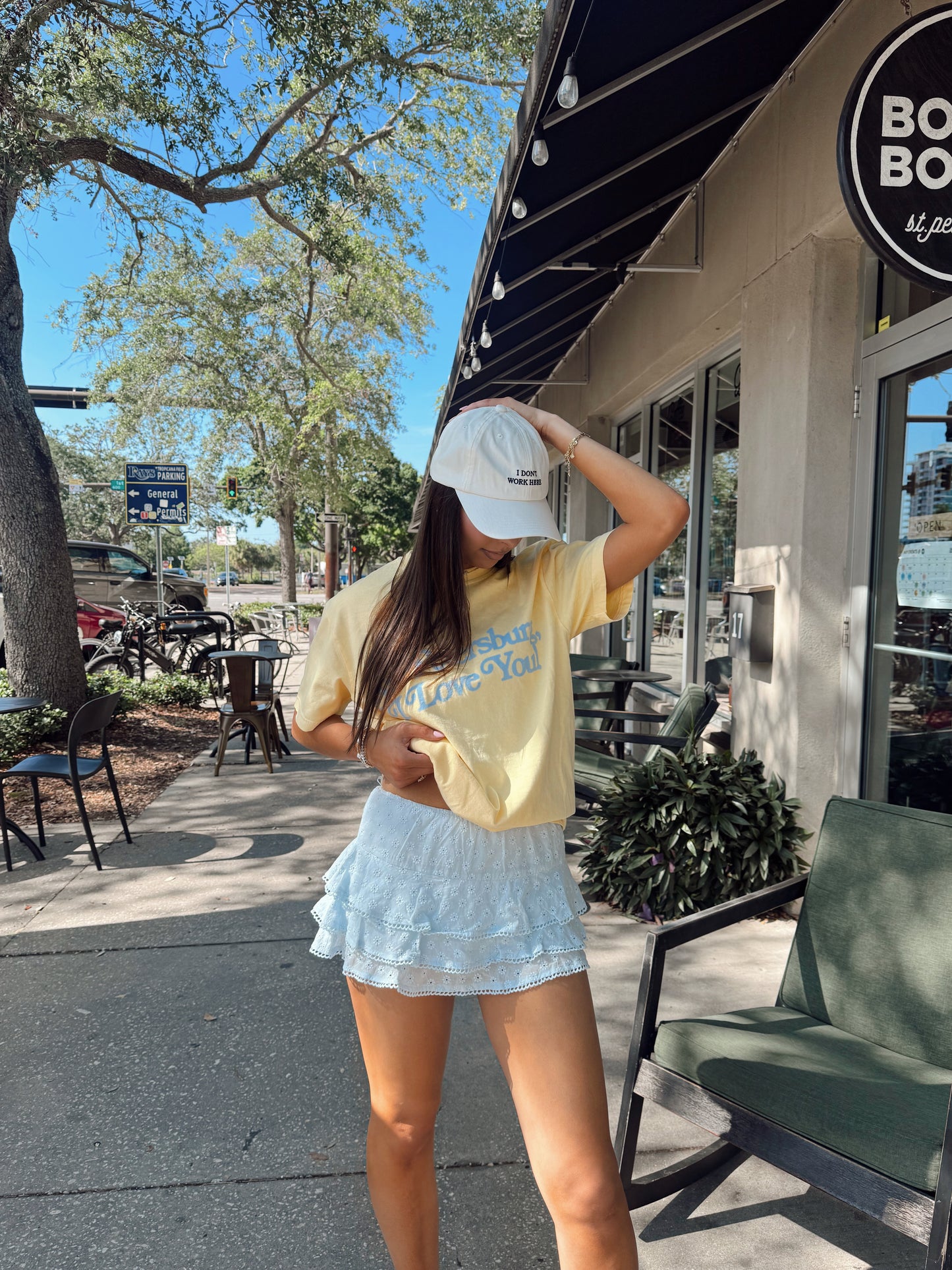 Two Hour Lunch Skort Blue