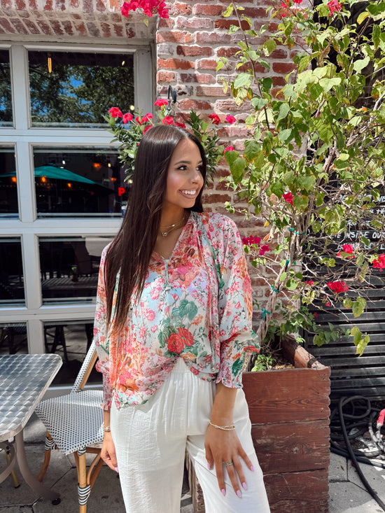 Secret Garden Floral Blouse Multi