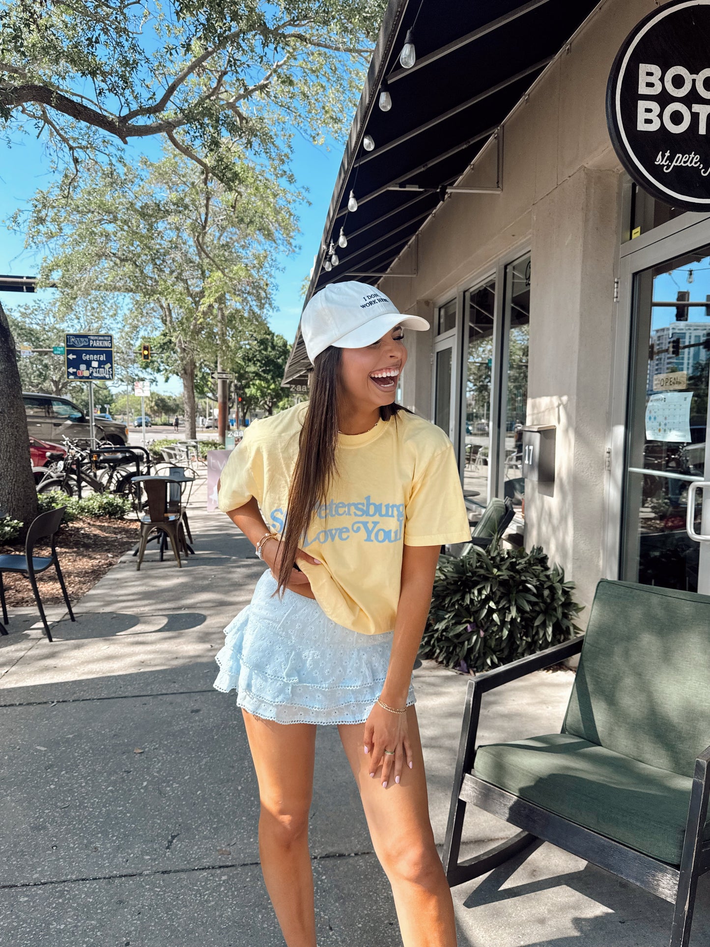Two Hour Lunch Skort Blue