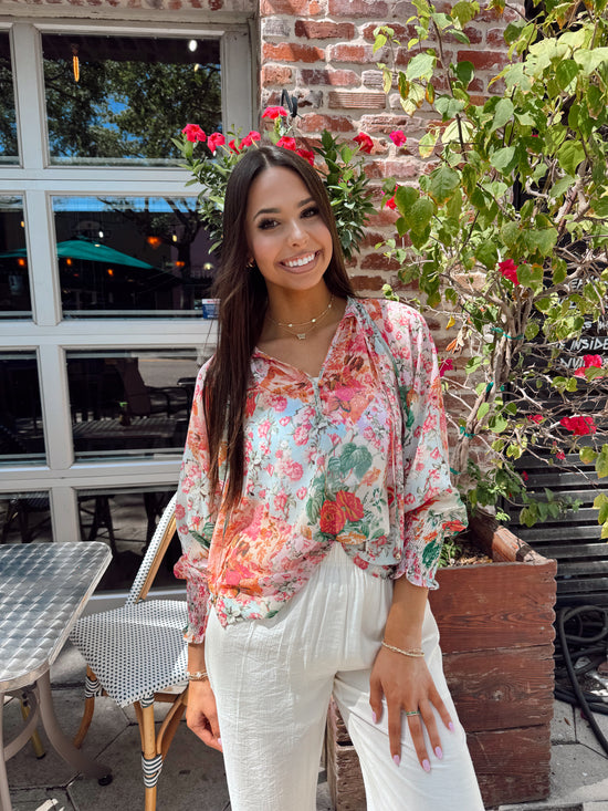 Secret Garden Floral Blouse Multi