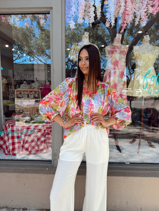 Summer Nostalgia Blouse Multi